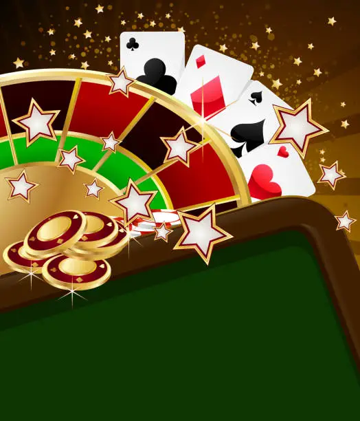 Vector illustration of Casino Background