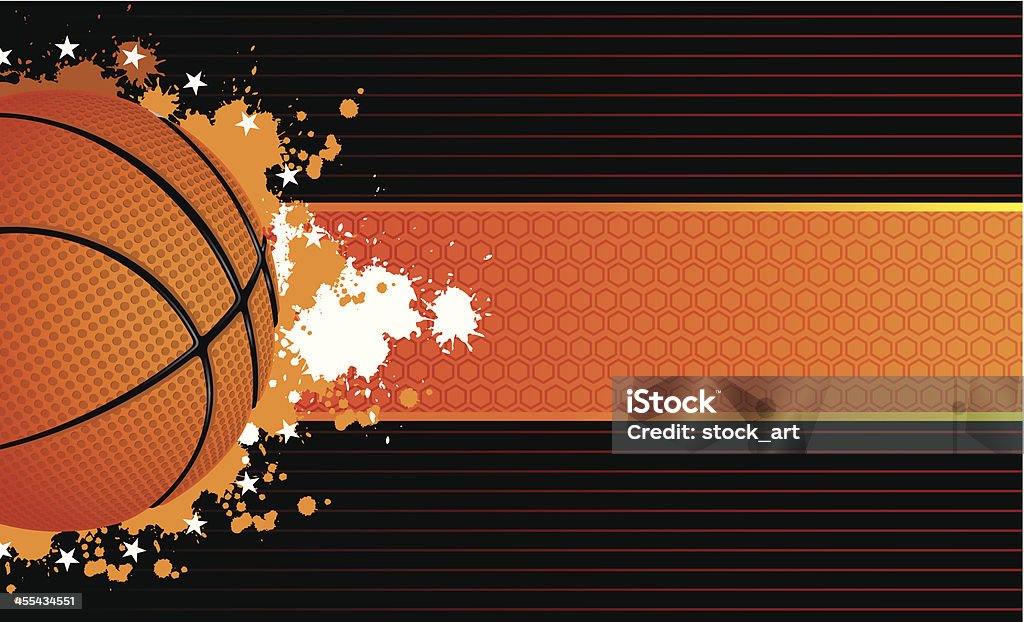 Баскетбол баннер - Векторная графика Баскетбол роялти-фри