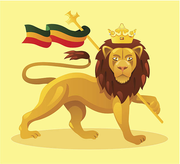 ilustrações, clipart, desenhos animados e ícones de leão de judah - haile selassie