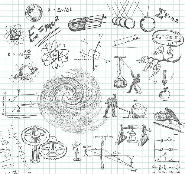 kuvapankkikuvitukset aiheesta fysiikka doodle - fysiikka
