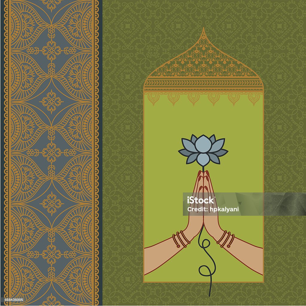 Lotus Hands Stock Illustration - Download Image Now - Prayer Pose -  Greeting, Praying, Culture of India - iStock