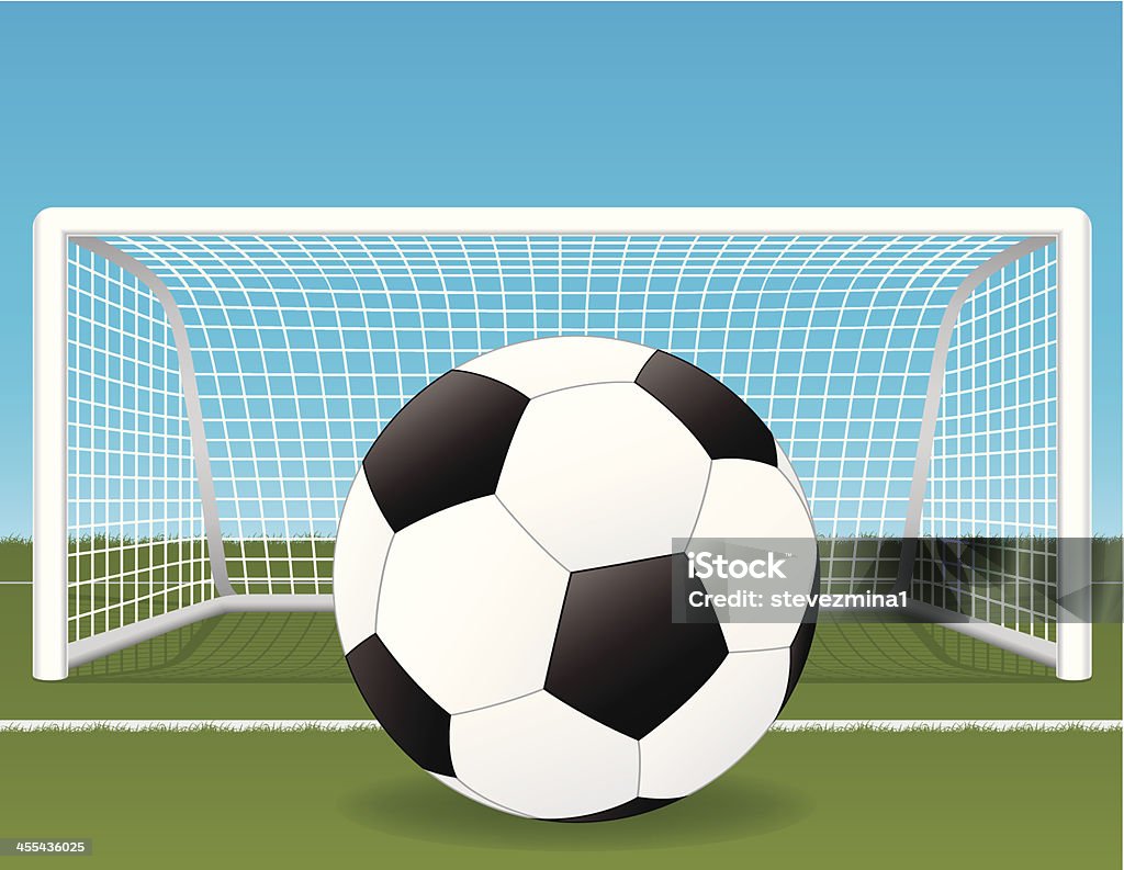 Ilustración de Pelota De Fútbol Y Net y más Vectores Libres de Derechos de  Portería - Deporte - Portería - Deporte, Fútbol, Pelota de fútbol - iStock