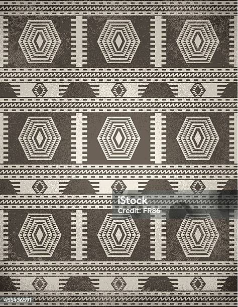 Einheimische Teppich Grunge Stock Vektor Art und mehr Bilder von Muster - Muster, New Mexico, Maya - Kultur
