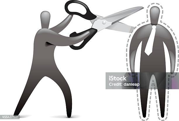Cutout Employee Stock Illustration - Download Image Now - Business, Choice, Choosing