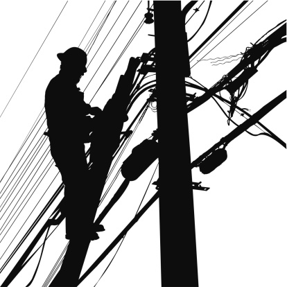 Telephone Lines Worker