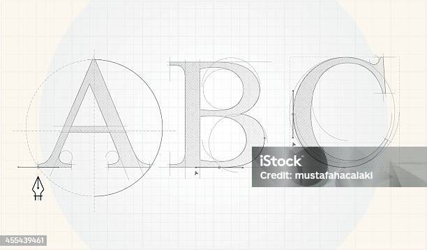 Font Di Progettazione - Immagini vettoriali stock e altre immagini di Carattere tipografico - Carattere tipografico, Progetto, Design