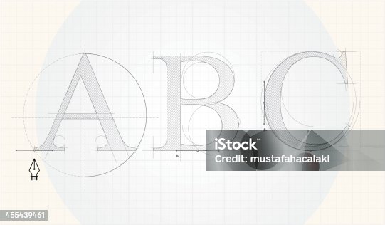 istock Font designing 455439461