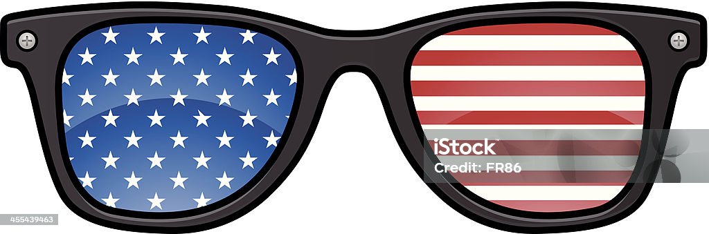 American Gläser - Lizenzfrei Sonnenbrille Vektorgrafik