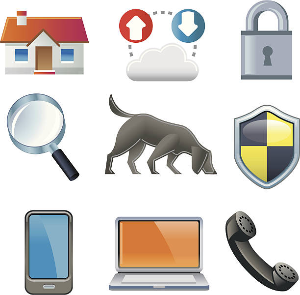 Security workflow and tracking http://dl.dropbox.com/u/38654718/istockphoto/Media/download.gif bloodhound stock illustrations