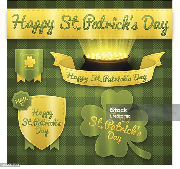 St Patricks Day Stock Vektor Art und mehr Bilder von Brief - Dokument - Brief - Dokument, ClipArt, Computergrafiken