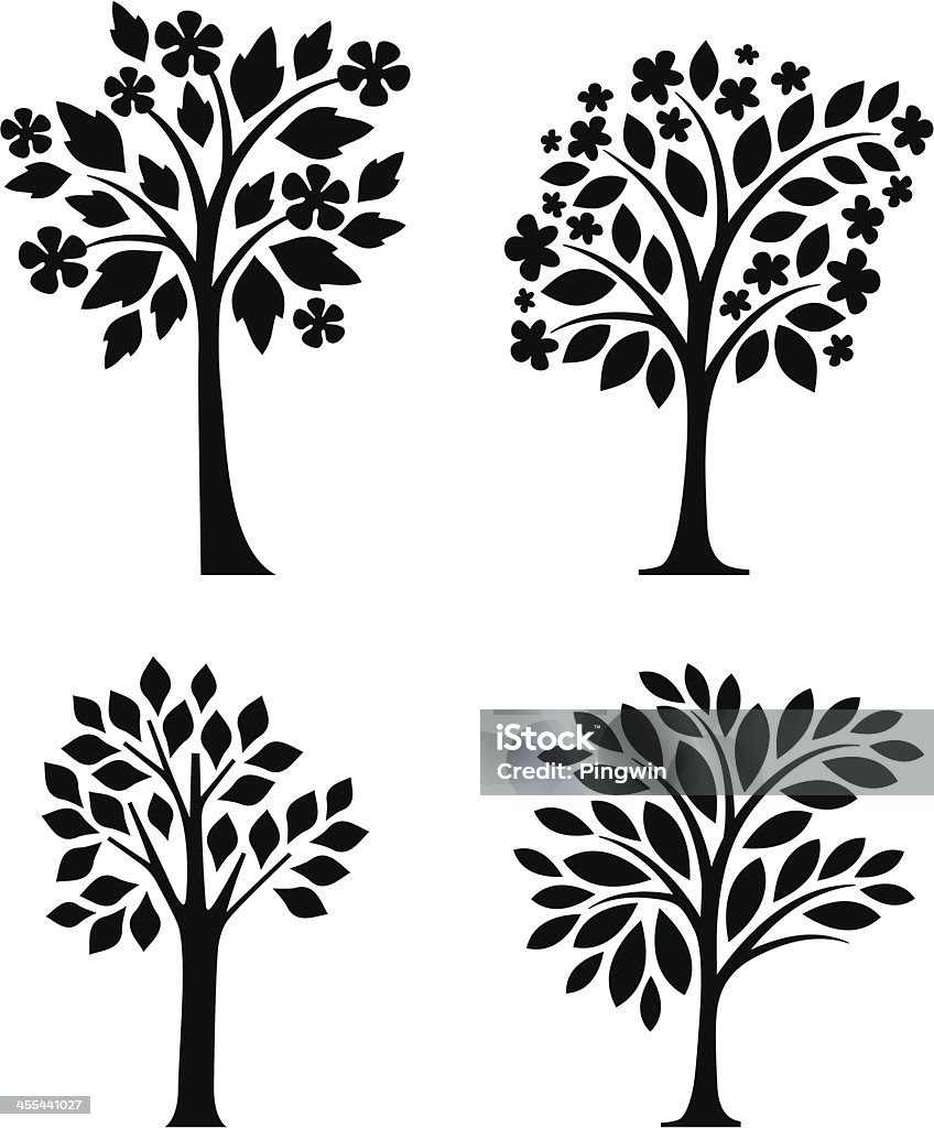 Coleção de Árvore - Royalty-free Símbolo de ícone arte vetorial