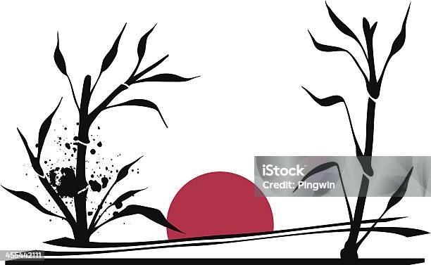 Japonia Krajobraz - Stockowe grafiki wektorowe i więcej obrazów Bambus - Wiechlinowate - Bambus - Wiechlinowate, Bez ludzi, Botanika