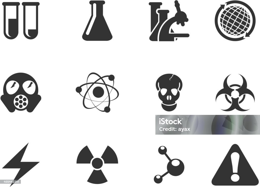 Sciences et symboles - clipart vectoriel de Atome libre de droits