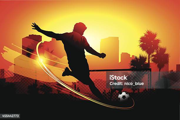 City Soccer Stock Illustration - Download Image Now - Soccer, Soccer Ball, Soccer Player