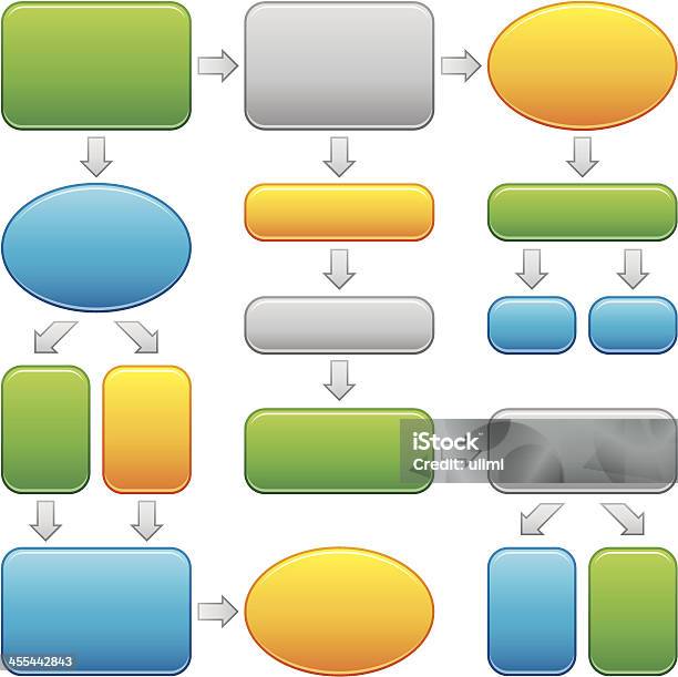 Diagramma Di Flusso - Immagini vettoriali stock e altre immagini di Ellisse - Ellisse, Diagramma di flusso, Agenda