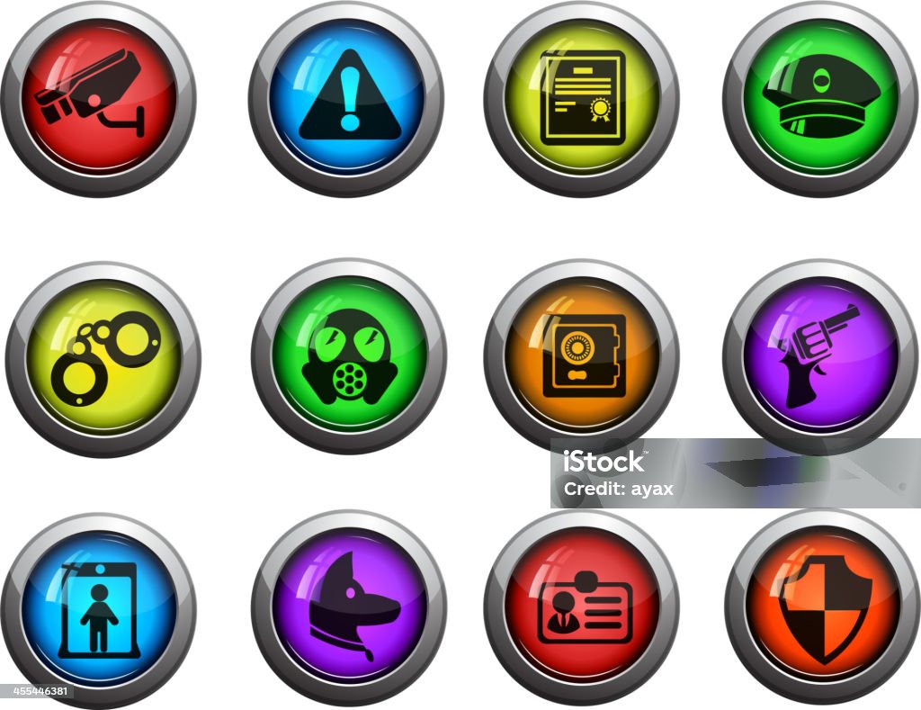 Security Status Simbol Security Symbols Stock Illustration - Download Image Now - Camera ...