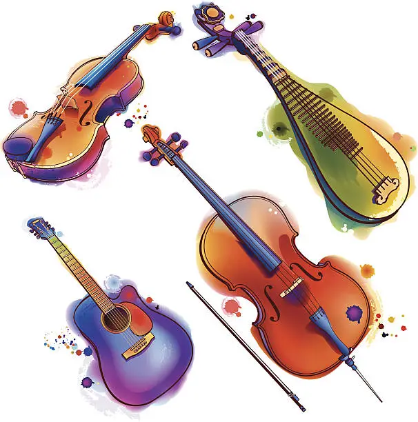 Vector illustration of Music Instrument
