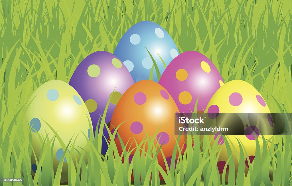 Wielkanoc jajka - Grafika wektorowa royalty-free (Błyszczący)