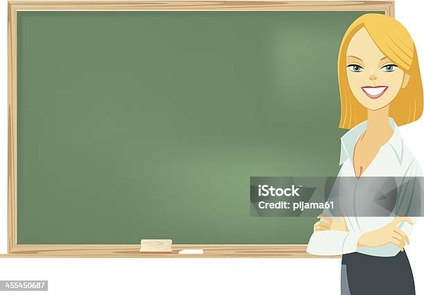 Учитель — стоковая векторная графика и другие изображения на тему Аудитория - образовательное учреждение - Аудитория - образовательное учреждение, Векторная графика, Взрослый