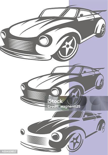Sport Samochód - Stockowe grafiki wektorowe i więcej obrazów Kabriolet - Kabriolet, Samochód, 1960-1969