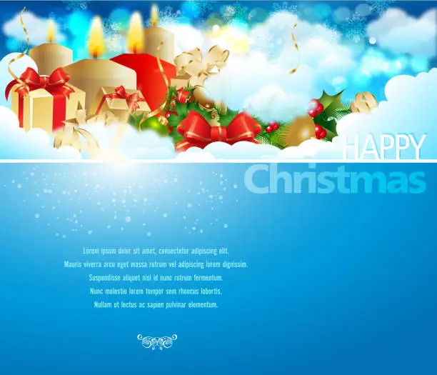 Vector illustration of Christmas Background