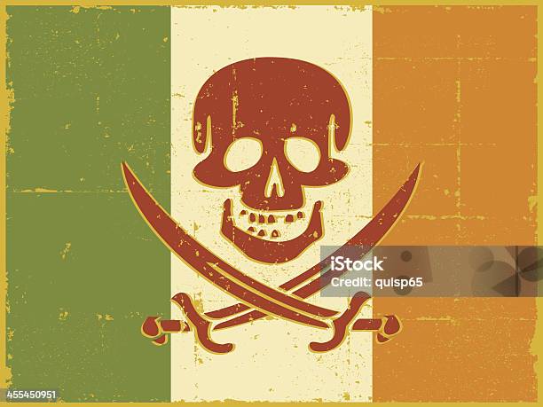 Irish Bandera Piratów - Stockowe grafiki wektorowe i więcej obrazów Duma - Pozytywne emocje - Duma - Pozytywne emocje, Kultura irlandzka, Bandera piratów