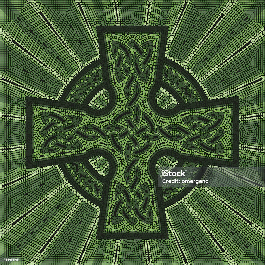 cross mosaic - Grafika wektorowa royalty-free (Chrześcijaństwo)