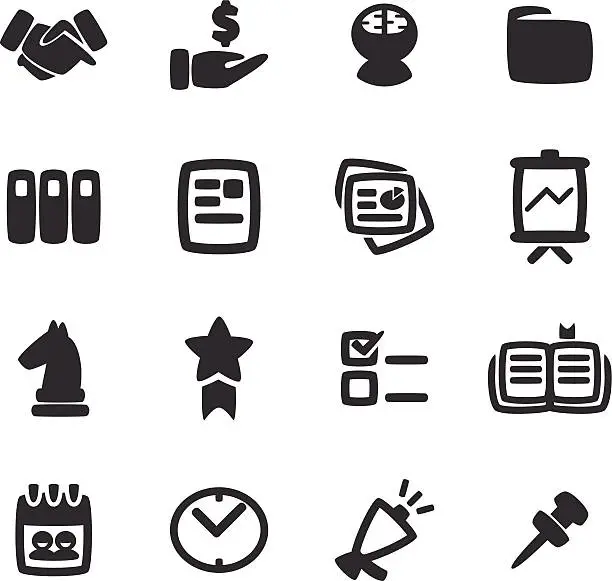 Vector illustration of Business Icon Set