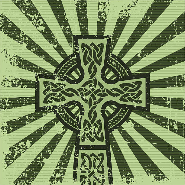 keltisches cross - irish cross stock-grafiken, -clipart, -cartoons und -symbole