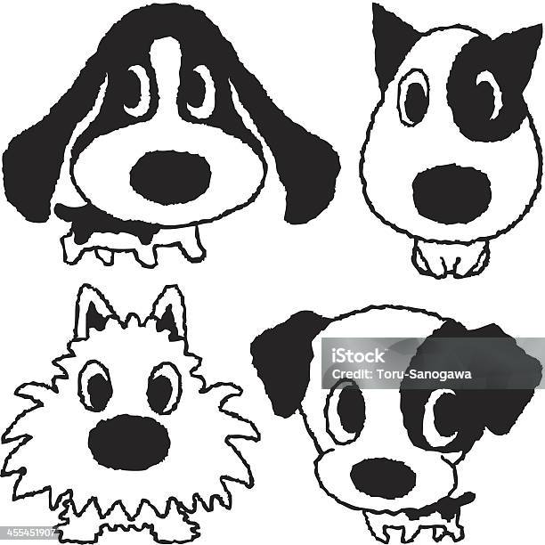 Большой Циферблат Собак — стоковая векторная графика и другие изображения на тему Бультерьер - Бультерьер, Векторная графика, Гончая собака
