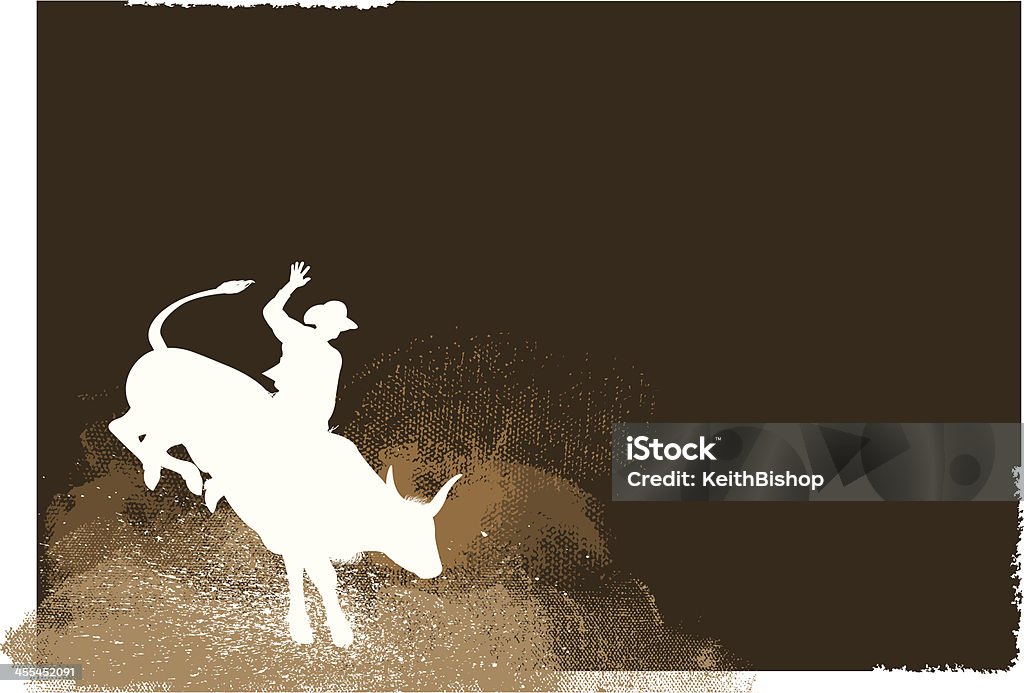 Bull Rider - Rodeo Cowboy Background Bull Rider - Rodeo Cowboy background. Graphic silhouette illustrations of a bull rider for the rodeo or cowboy. Check out my "Vectors Animals & Insects" light box for more. Rodeo stock vector