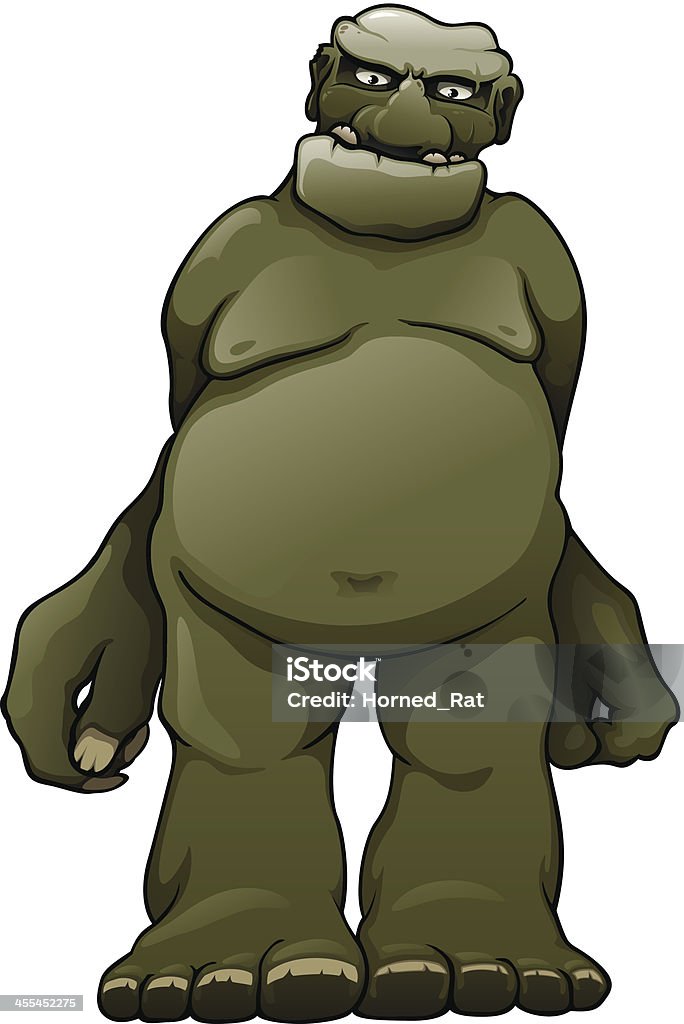 Ogre Ogre, AI10 Ogre - Fictional Character stock vector