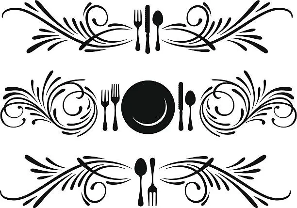 Vector illustration of Restaurant banners
