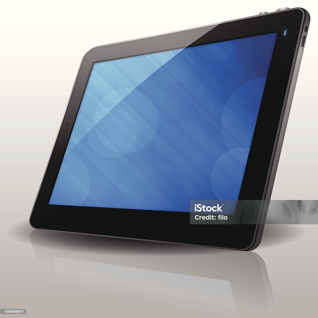 Tablet Computer Stock Illustration - Download Image Now - Angle ...