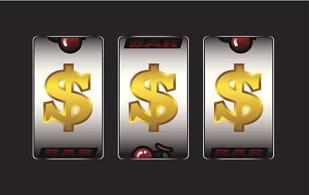 Slot Machine vector art illustration