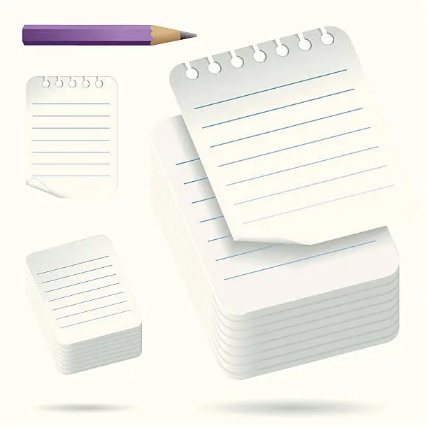 Vector illustration of Reminder Notes