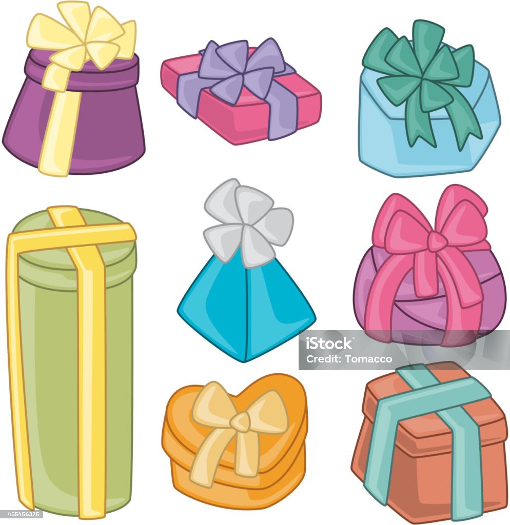 Gift Box Abstract Gift Box Collection Stock Illustration - Download Image Now - Abstract ...