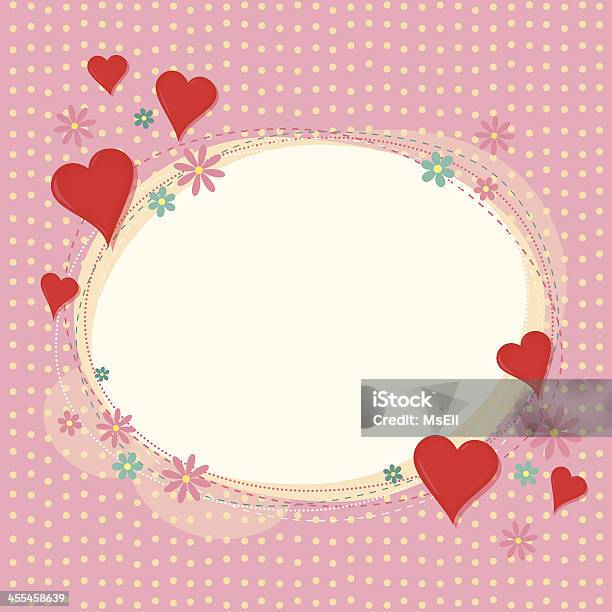 Moldura De Dia Dos Namorados - Arte vetorial de stock e mais imagens de Amor - Amor, Aniversário especial, Artigo de Decoração