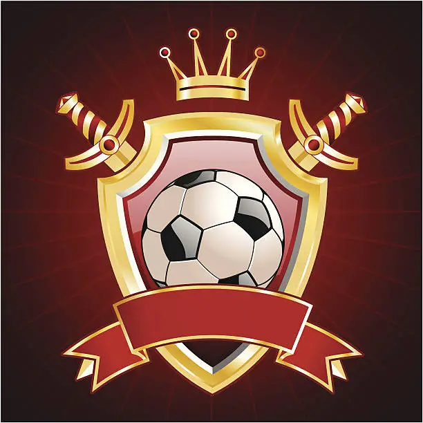 Vector illustration of Soccer insignia