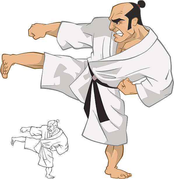Karate Cartoon Stock Photos, Pictures & Royalty-Free Images - iStock