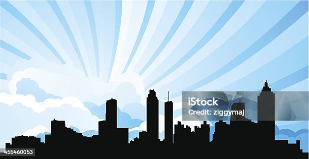 Atlanta Skyline Stock Illustration - Download Image Now - Atlanta - Georgia, Urban Skyline, In Silhouette