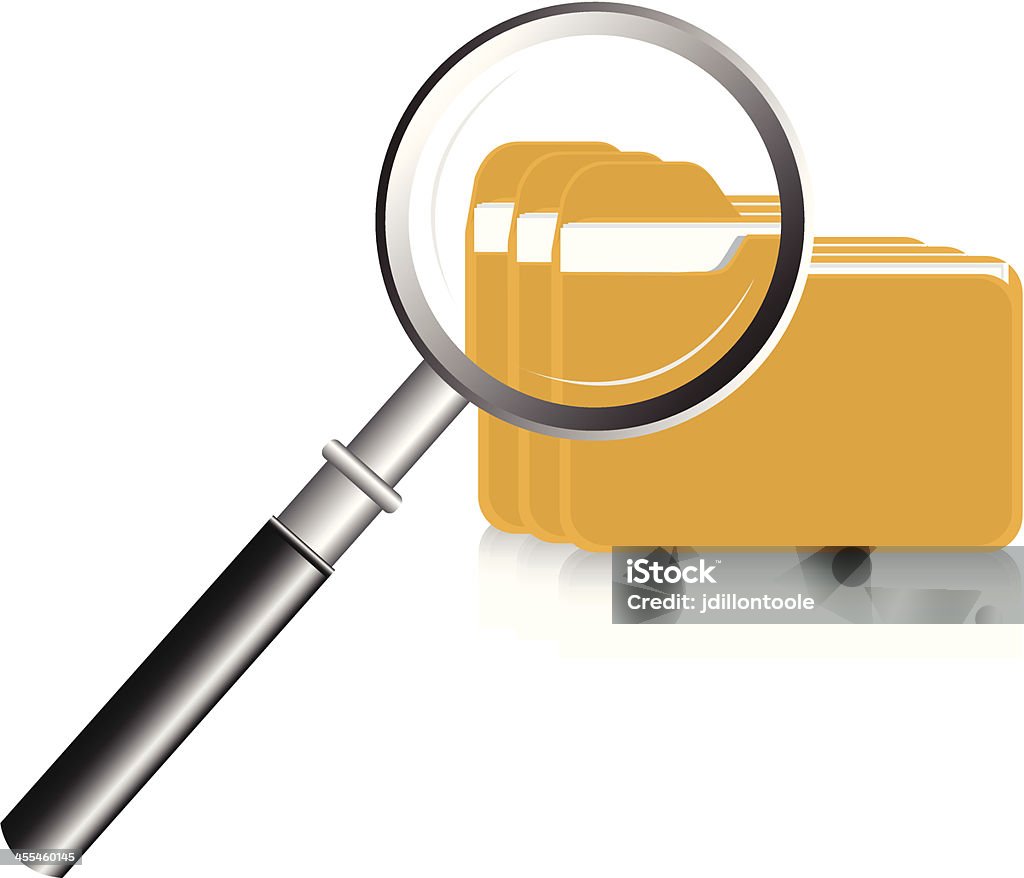 File Search Vector File Search Vector Stock Illustration - Download Image Now - Analyzing ...