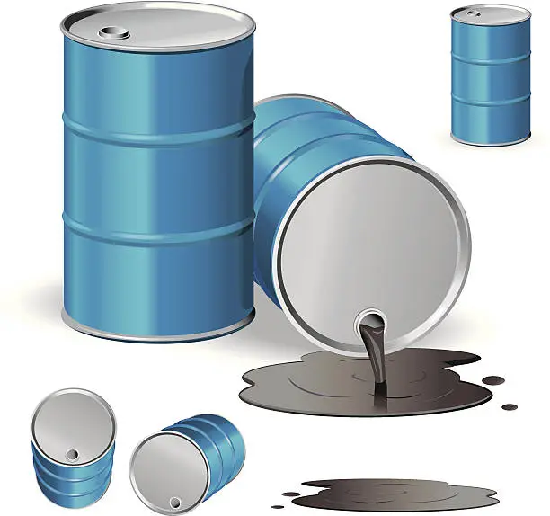 Vector illustration of Oil Spill