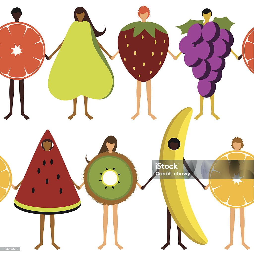 Motif Fruits enfants - clipart vectoriel de Fruit libre de droits