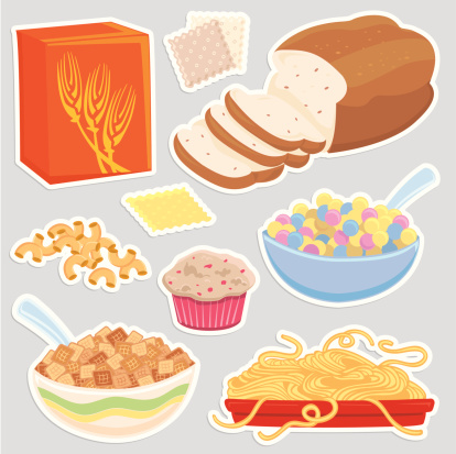 Healthy Grain food icons