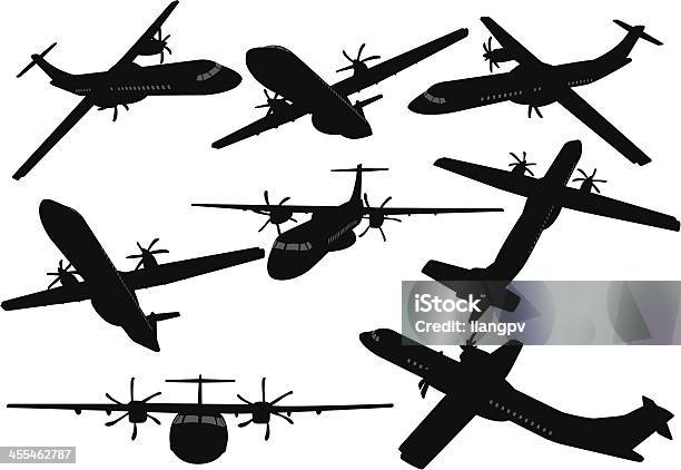 Aeroplane Stock Illustration - Download Image Now - Airplane, Airport, Clip Art