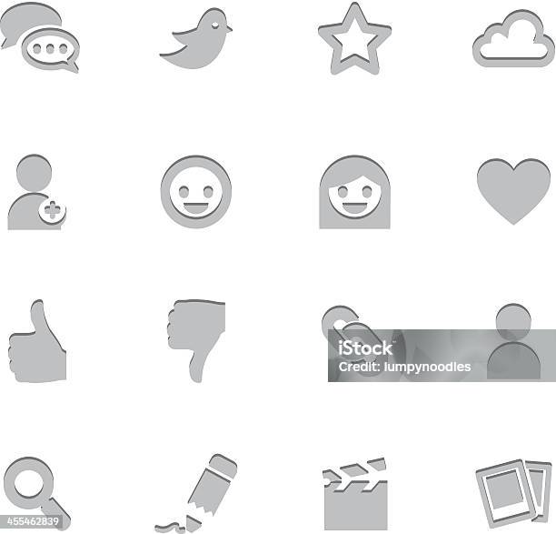 Imprint Simboli Sociali - Immagini vettoriali stock e altre immagini di A forma di stella - A forma di stella, Affari, Amicizia