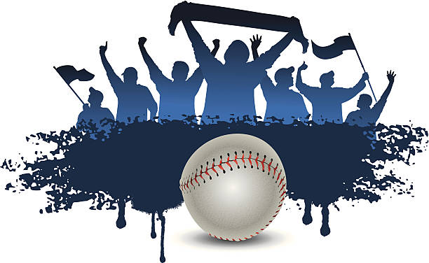 baseball-fans - baseball fan stock-grafiken, -clipart, -cartoons und -symbole