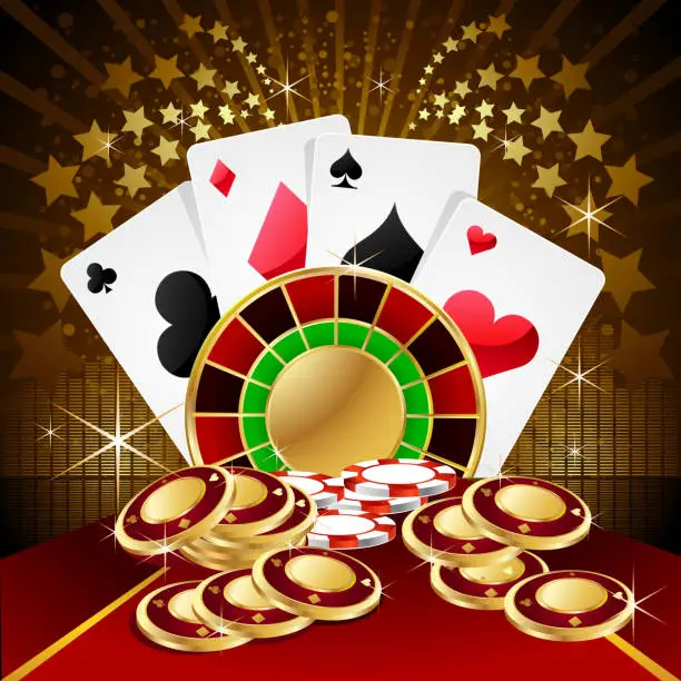 Vector illustration of Casino Background