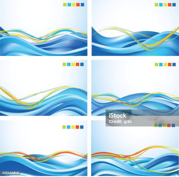 Wave Background Stock Illustration - Download Image Now - Abstract, Abstract Backgrounds, Backgrounds